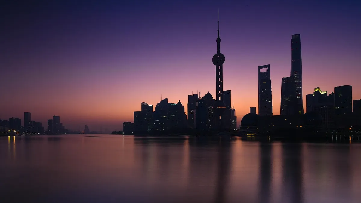 shanghai, huangpu river, nature, sunrise
